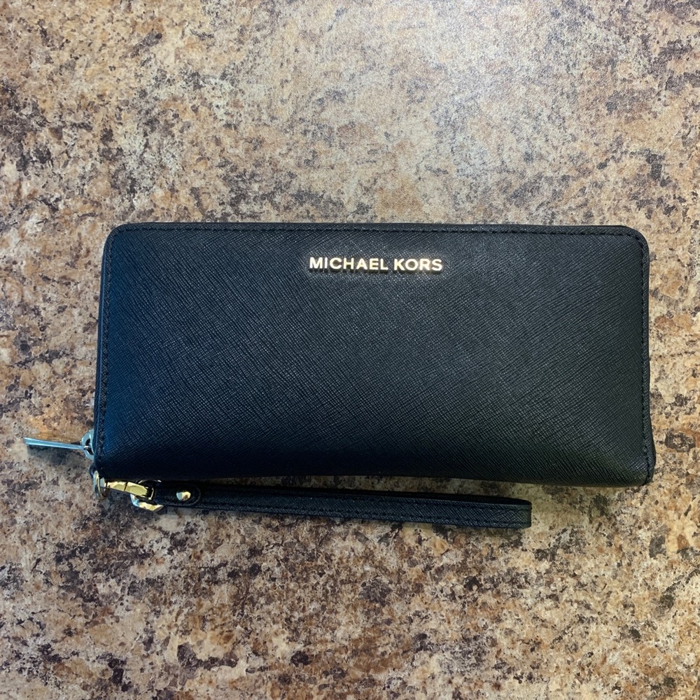 Michael Kors Black Leather Wallet